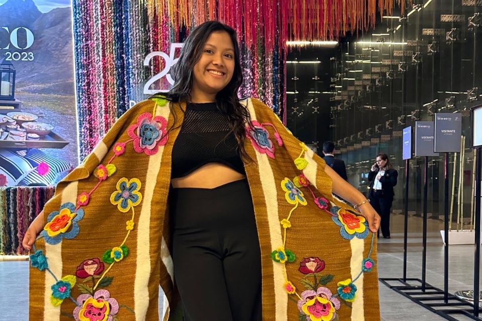 Alumna de SENATI destaca en el Perú Moda