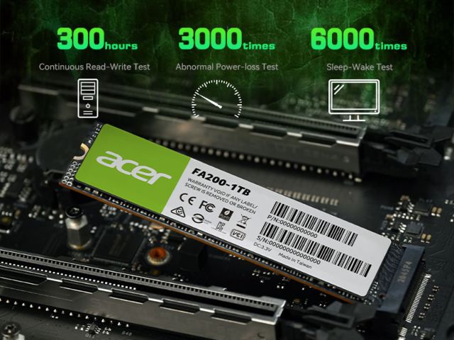 BIWIN lanza el SSD Acer FA200 