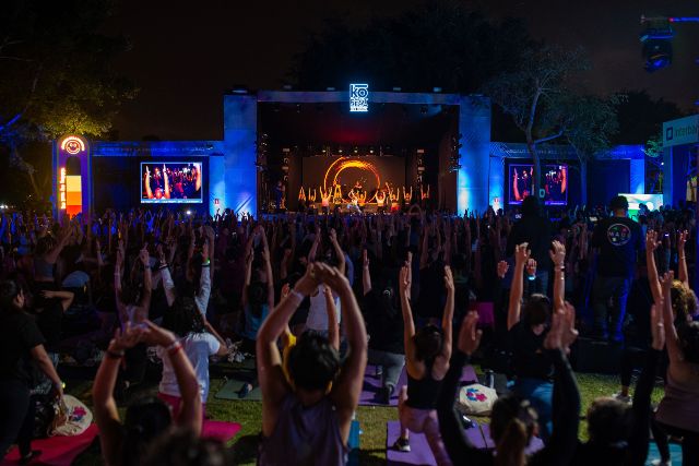 Energía al máximo en el festival de wellness 