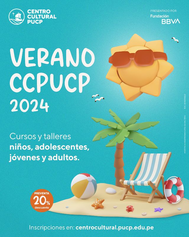 CURSOS y TALLERES DE VERANO CCPUCP 2024