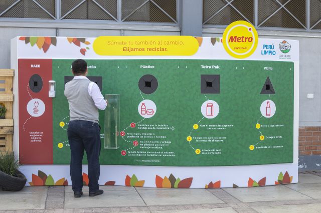 Volvieron las campañas de reciclaje de Wong y Metro