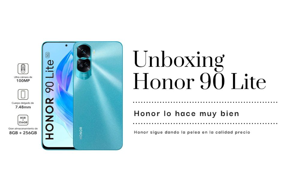 Unboxing Honor 90 Lite
