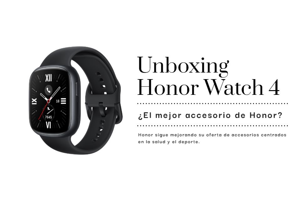 Unboxing del Honor Watch 4