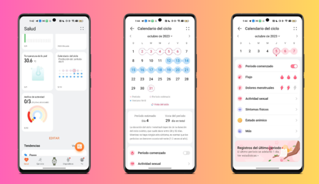 Monitorea tu ciclo menstrual desde tu smartwatch
