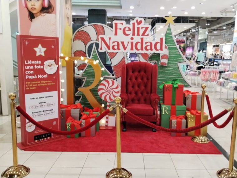 ¿Cuándo y dónde tomarte fotos con Papa Noel?