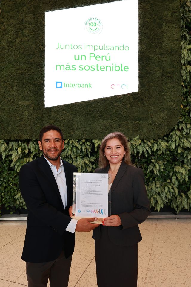 INTERBANK y ENEL GENERACIÓN PERÚ firman alianza