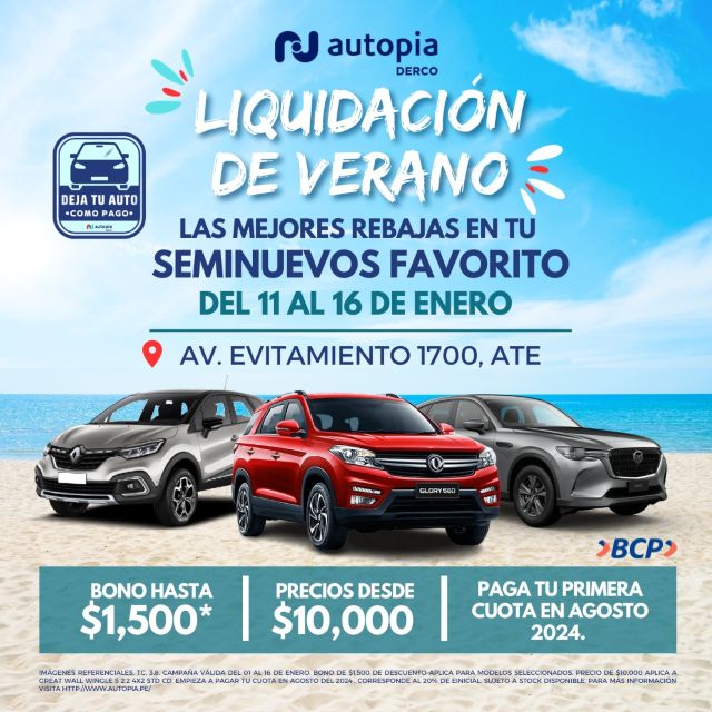 LIQUIDACIÓN RELÁMPAGO del año de AUTOS SEMINUEVOS