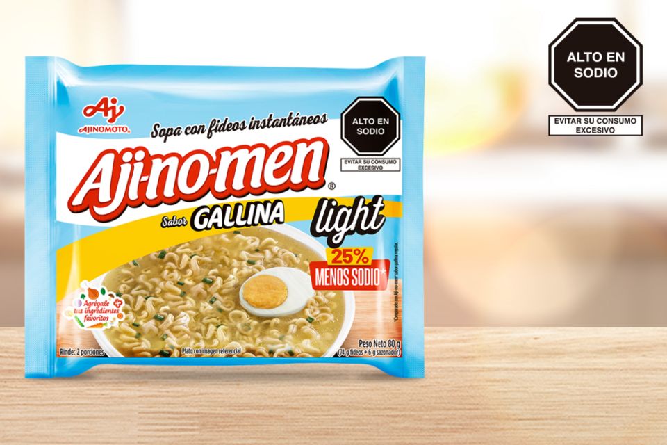 Ajinomoto del Perú lanza sopa instantánea