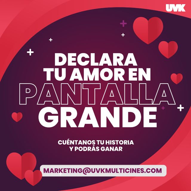 Declara tu amor en pantalla gigante 