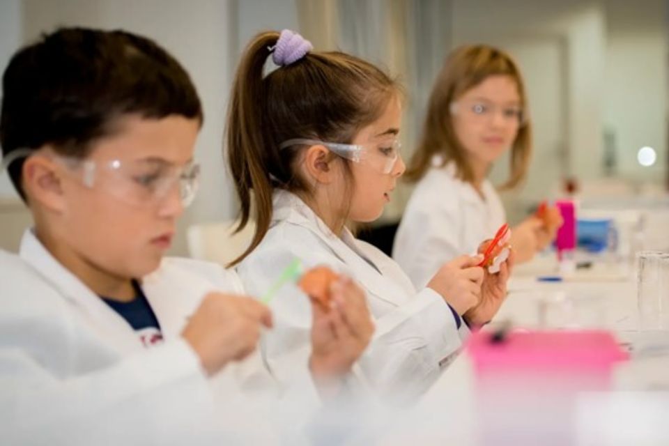 participación de las niñas en la ciencia