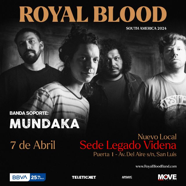 Mundaka abrirá el Show de Royal Blood en Lima