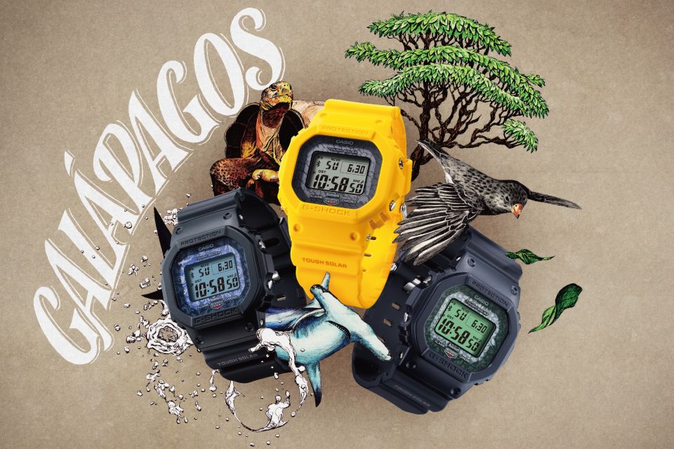 colección de relojes inspirada en las Islas Galápagos