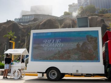 El “Blue Lizard Effect” de Aruba llegó a las calles de Lima
