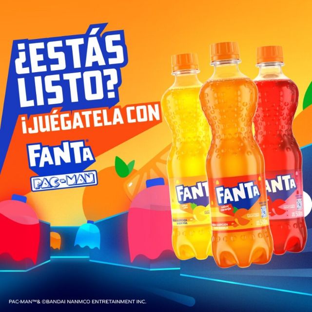 Fanta y PAC-MAN lanzan una nueva