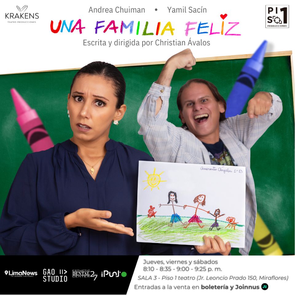 Próximo estreno de UNA FAMILIA FELIZ en PISO 1 TEATRO