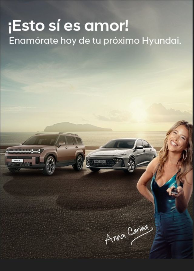 Anna Carina es la nueva imagen de Hyundai en el Perú