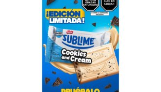 Nestlé lanza Sublime Cookies and Cream, una edición limitada