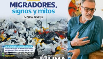 Exposición "Migradores, signos y mitos": Vidal Bedoya presenta una nueva visión del mito y la memoria 