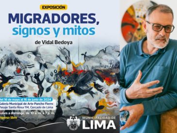 Exposición "Migradores, signos y mitos": Vidal Bedoya presenta una nueva visión del mito y la memoria 
