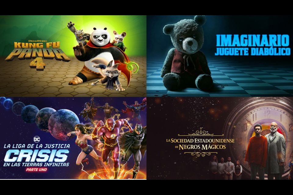 “Kung Fu Panda 4”, “Imaginario” y otras películas llegan a Claro video en junio