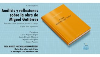conversatorio sobre la obra de Miguel Gutiérrez