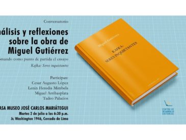 conversatorio sobre la obra de Miguel Gutiérrez