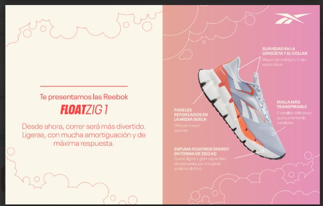 Reebok presenta las zapatillas de running FloatZig 1