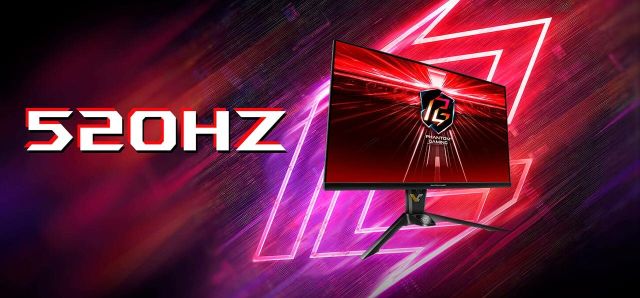 ASRock reveló su primer monitor IPS para gaming de 520 Hz