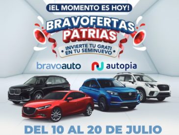 BRAVOAUTO Y AUTOPIA LANZAN PROMOCIONES EN SEMINUEVOS CON CUOTAS DESDE $85 AL MES CON SANTANDER