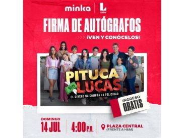 FIRMA DE AUTÓGRAFOS GRATUITA CON ELENCO DE "PITUCA SIN LUCAS"