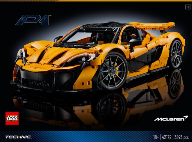 McLaren y el Grupo LEGO presentan el LEGO Technic McLaren P1