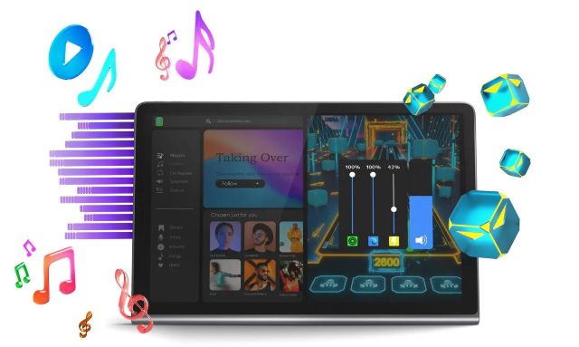 Disfruta de cada ritmo con Lenovo Tab Plus