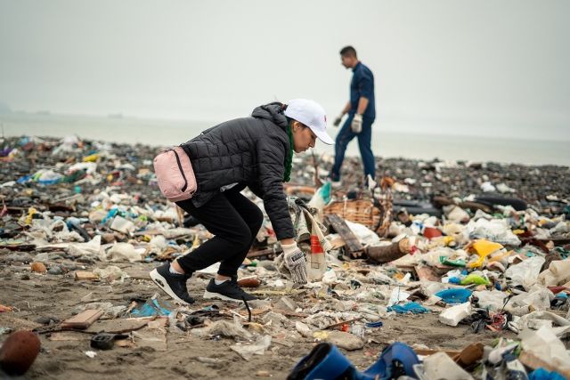 BRITÁNICO y la Marina de Guerra del Perú recogieron más de 4,000 kilos de residuos durante limpieza de playas