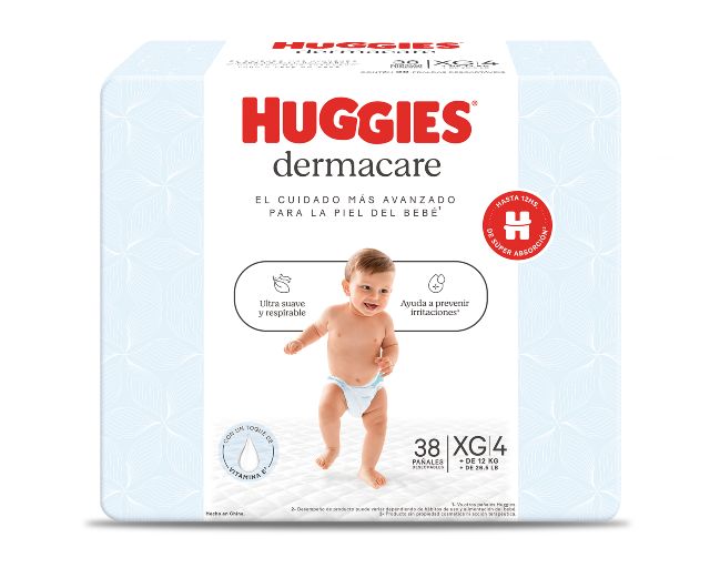Dermacare: Huggies lanza el pañal más avanzado para la piel del bebé