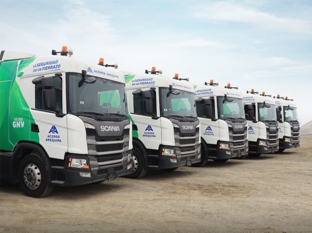 52 UNIDADES SCANIA MARCAN HITO EN LA TRANSFORMACIÓN DE LA MATRIZ ENERGÉTICA DE ACEROS AREQUIPA