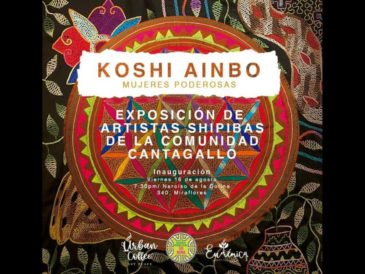 ARTE SHIPIBO DE CANTAGALLO EN EL CORAZÓN DE MIRAFLORES