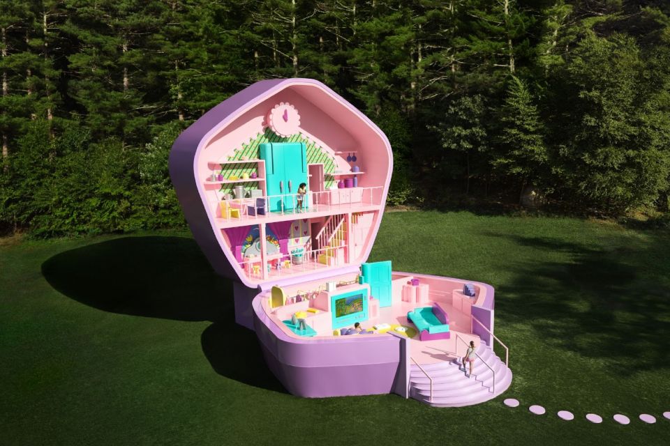 La casa de los 90s de Polly Pocket ahora existe en tamaño real y puedes quedarte en ella