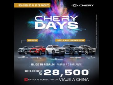 Regresaron los Chery Days