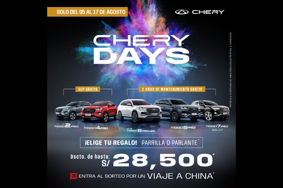 Regresaron los Chery Days