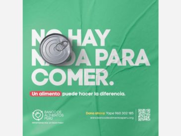 campaña del Banco de Alimentos Perú