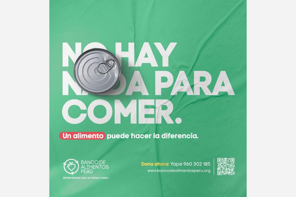 campaña del Banco de Alimentos Perú