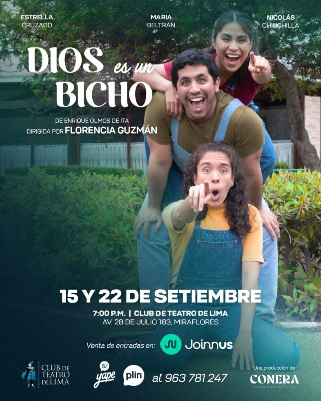 Estreno de la Obra de Teatro: "Dios es un Bicho": Una Reflexión Inocente sobre lo Divino