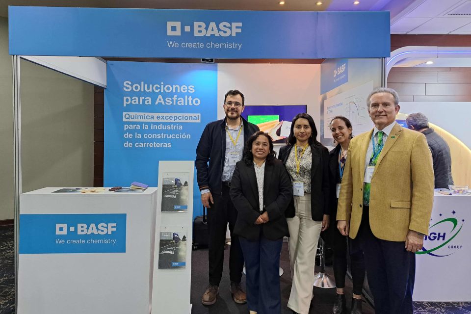 BASF presente en Convitran 2024 con soluciones innovadoras para la infraestructura vial