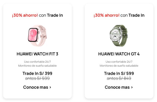 Huawei Perú implementa programa de Trade-In para facilitar la actualización de dispositivos inteligentes