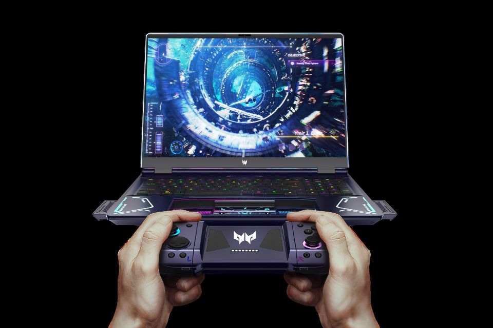 Innovador concepto de laptop gaming