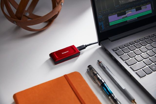 Kingston agrega el color rojo a su línea de unidades SSD externas