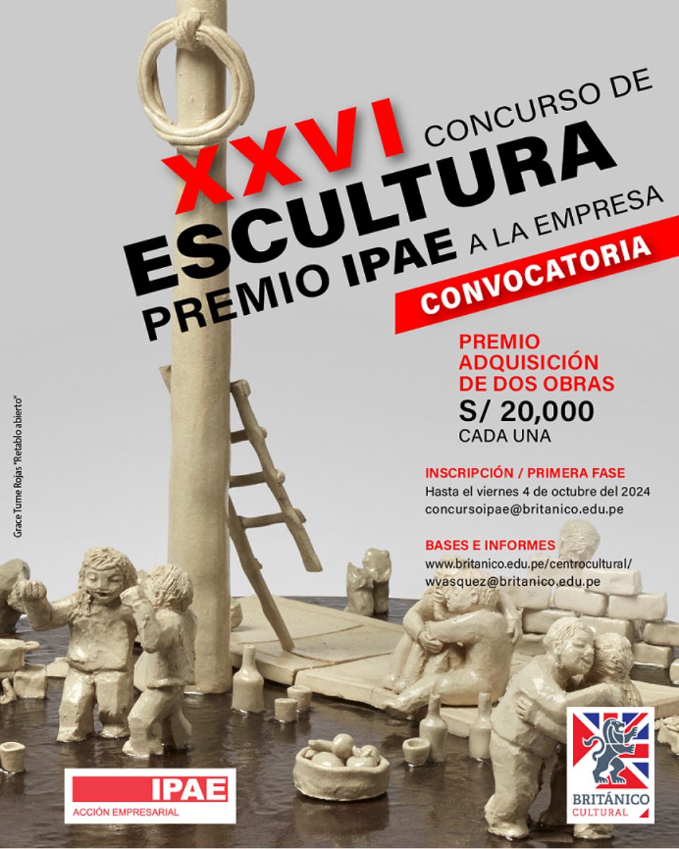 BRITÁNICO e IPAE abren la convocatoria para el XXVI Concurso de Escultura