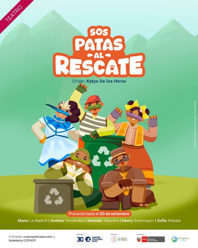 “SOS Patas al rescate”: ¡Canto, danza, teatro y reciclaje!