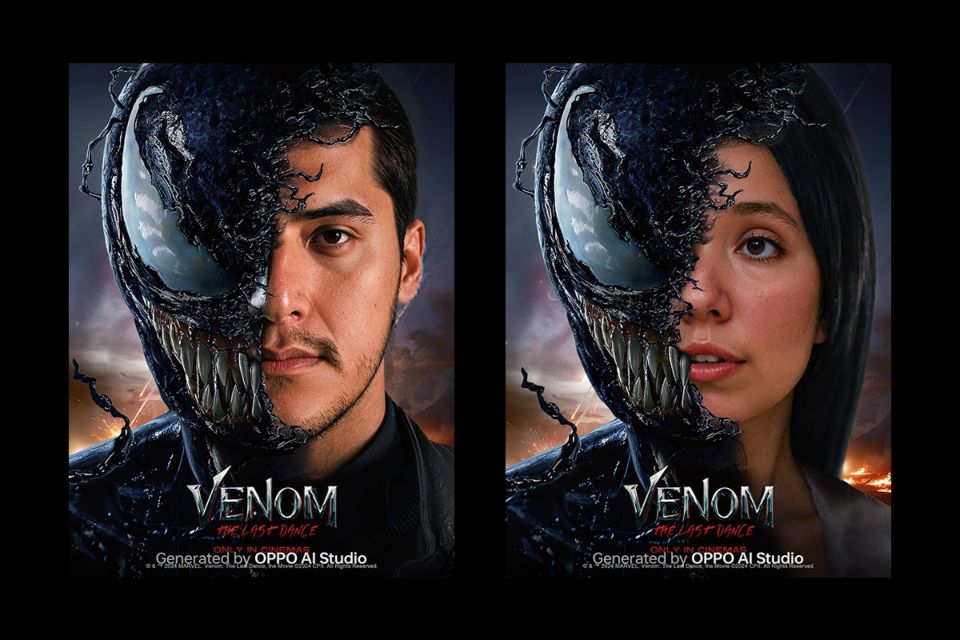 Convierte tus selfies en épicas transformaciones al estilo Venom