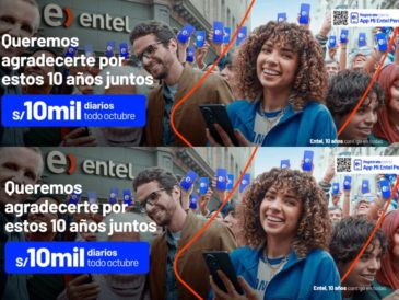Entel celebra 10 años en el país y premiará a 31 ganadores con S/10 mil cada uno durante todo octubre